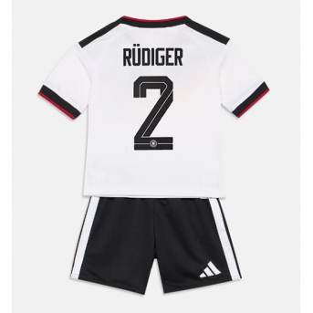 Billige Fotballdrakt Tyskland Antonio Rudiger #2 Replika Hjemmedraktsett Barn VM 2026 Kortermet (med bukser)